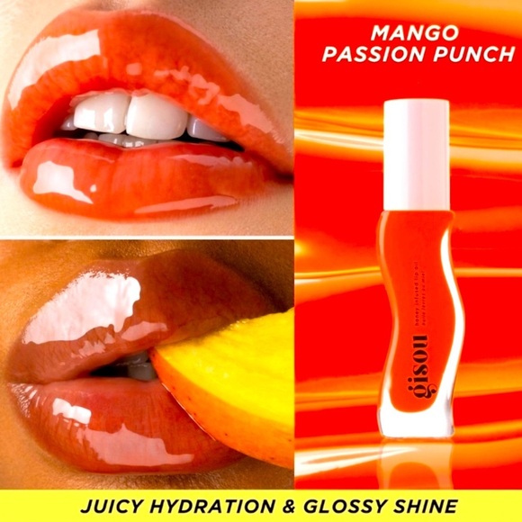 gisou Other - NWT GISOU MANGO PASSION PUNCH HONEY INFUSED LIP OIL coral gloss lipstick balm